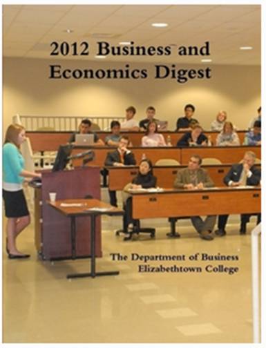 cover of 202010 business and economics digest with picture of Hoover center in fall