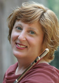 paula nelson with flute