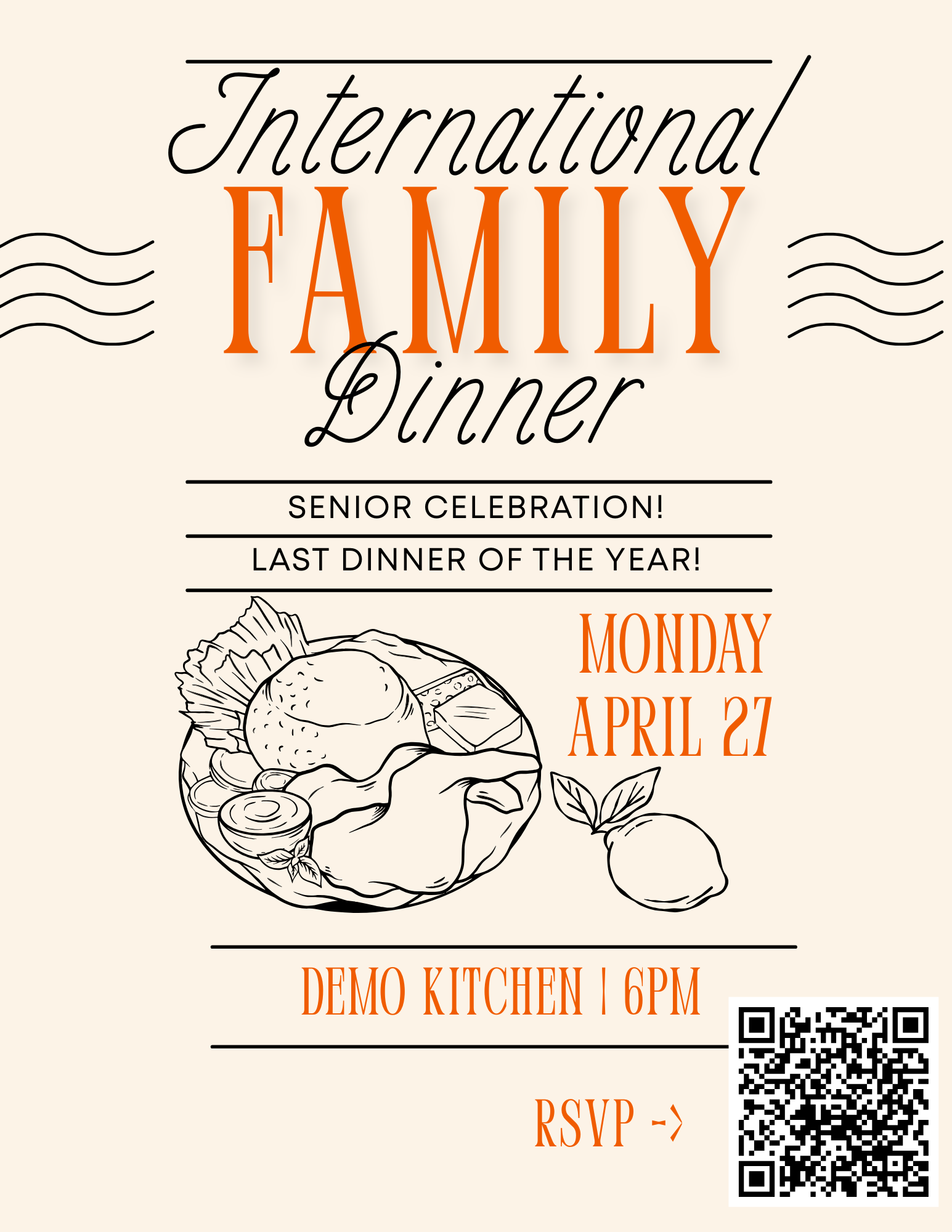 final international family dinner