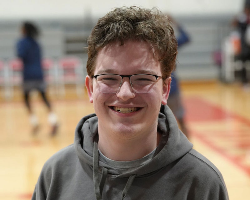 Tyler Parker on campus
