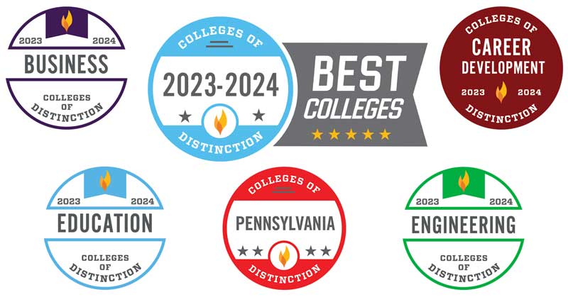 colleges of distinction logo