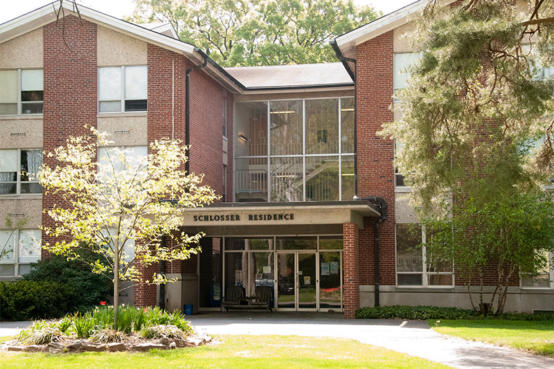 exterior residence hall