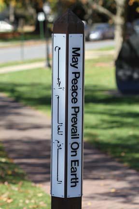 peace pole which states may peace prevail on earth in several languages