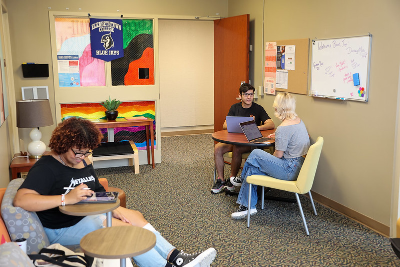 students in bowers center