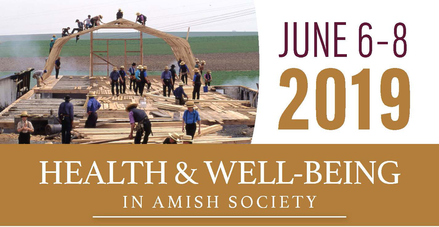 conference title, date, and barn-raising photo