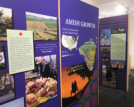 Bowers Interpretive Gallery--Amish panels