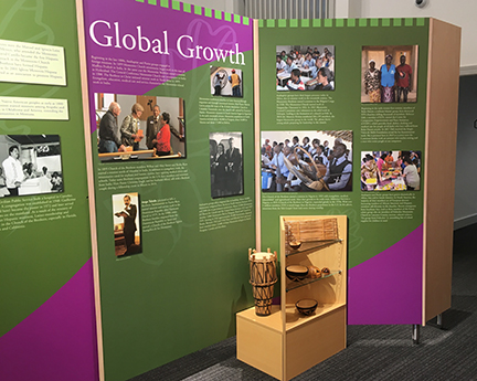Bowers Interpretive Gallery--global growth panel