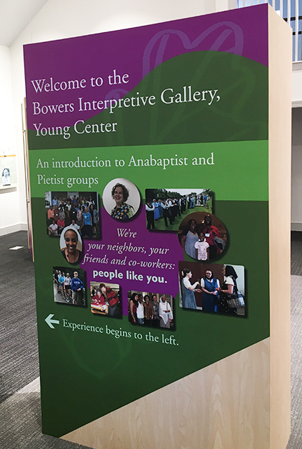 Bowers Interpretive Gallery--welcome panel