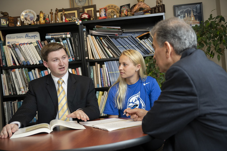 students in meeting