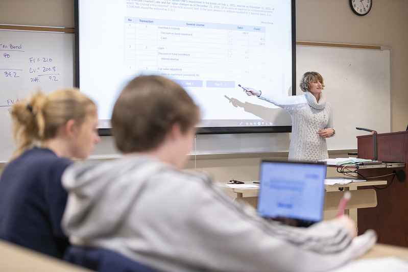 students in class