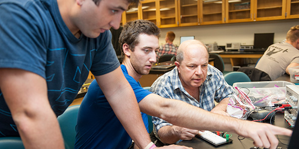 Professor and Comuputer Science Students