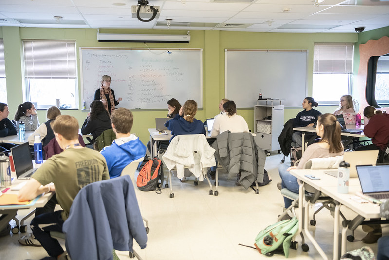 students teaching