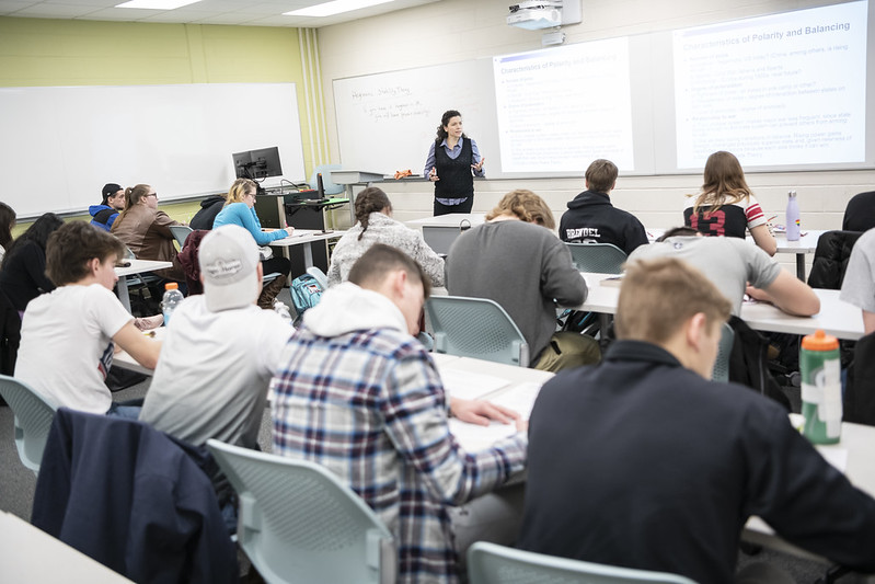 professor teaching class