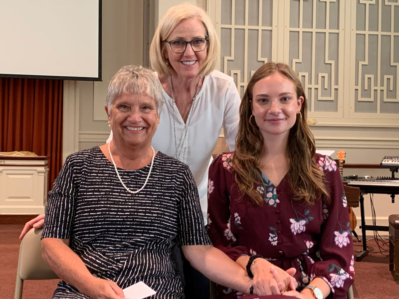 Peggy, Pam and Kristin