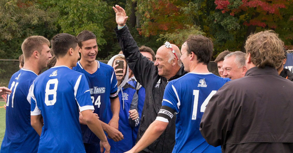 skip with team