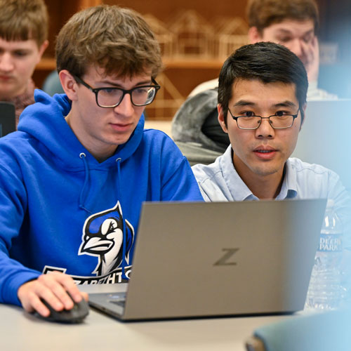 professor and student