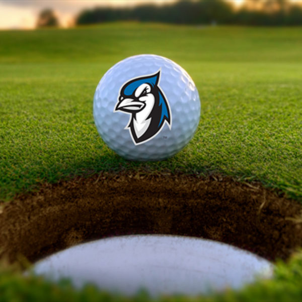 Golfers on the course at the Blue Jay Open Golf Tournament
