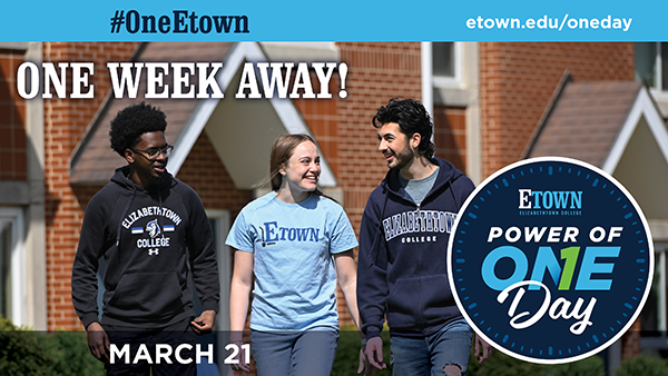 Elizabethtown College - Power of One Day 2023