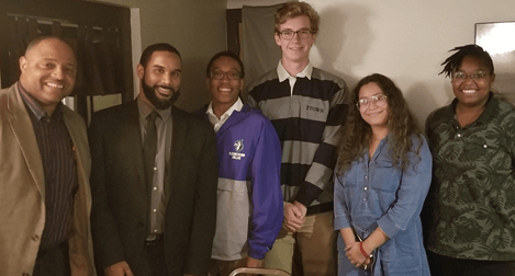 Students with Dr. Drew Hart