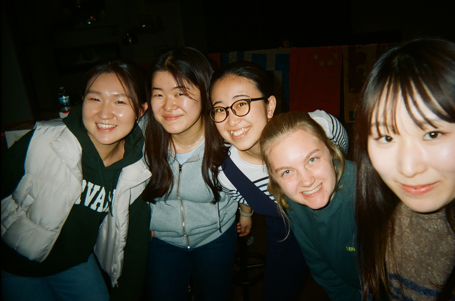 group of international students