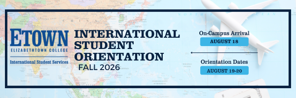 Fall 2026 international student orientation banner