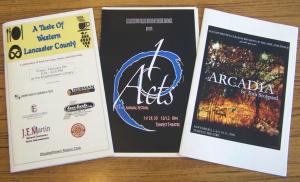 sample of three theatre programs