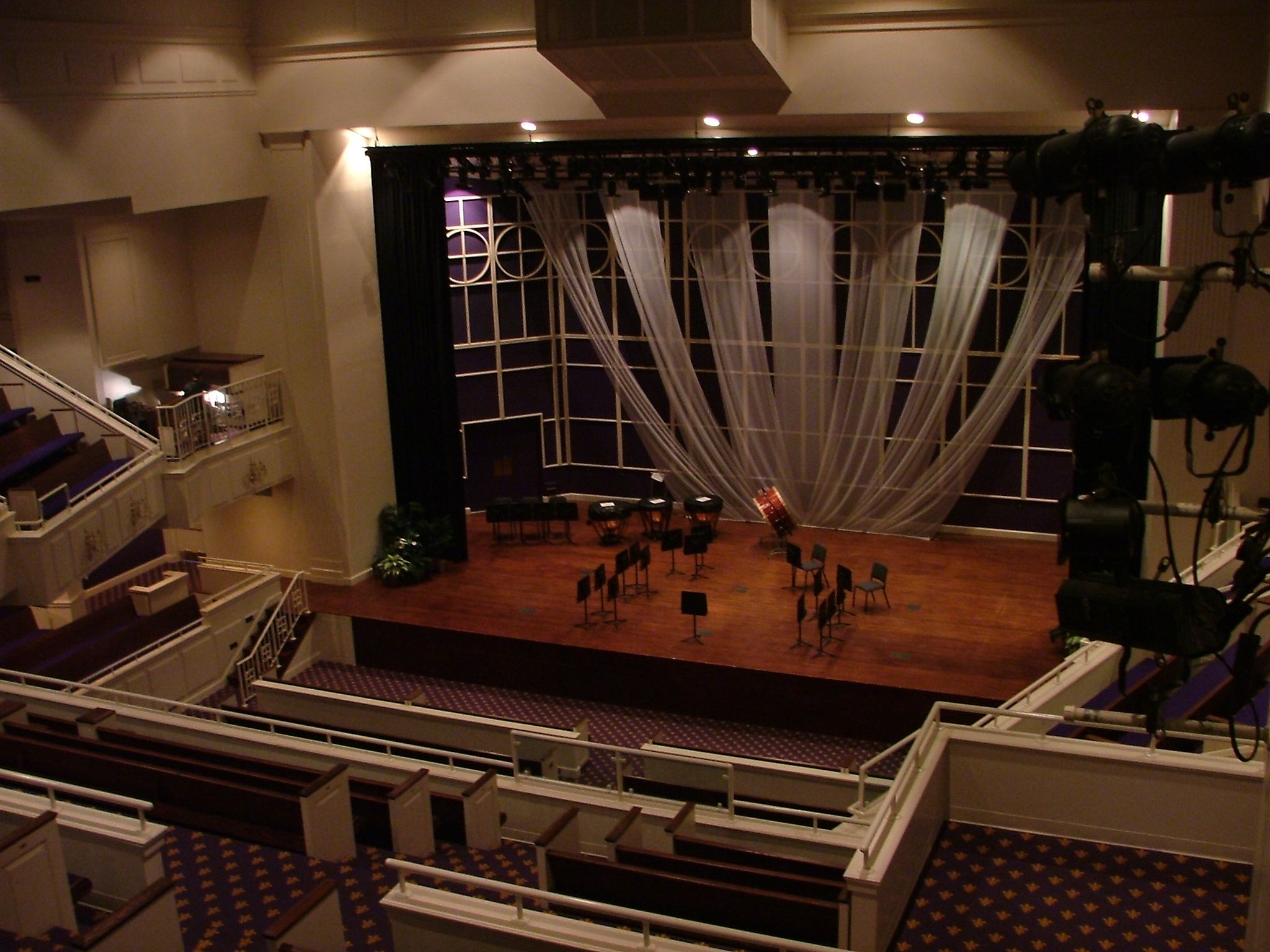 Musser Auditorium from Balcony
