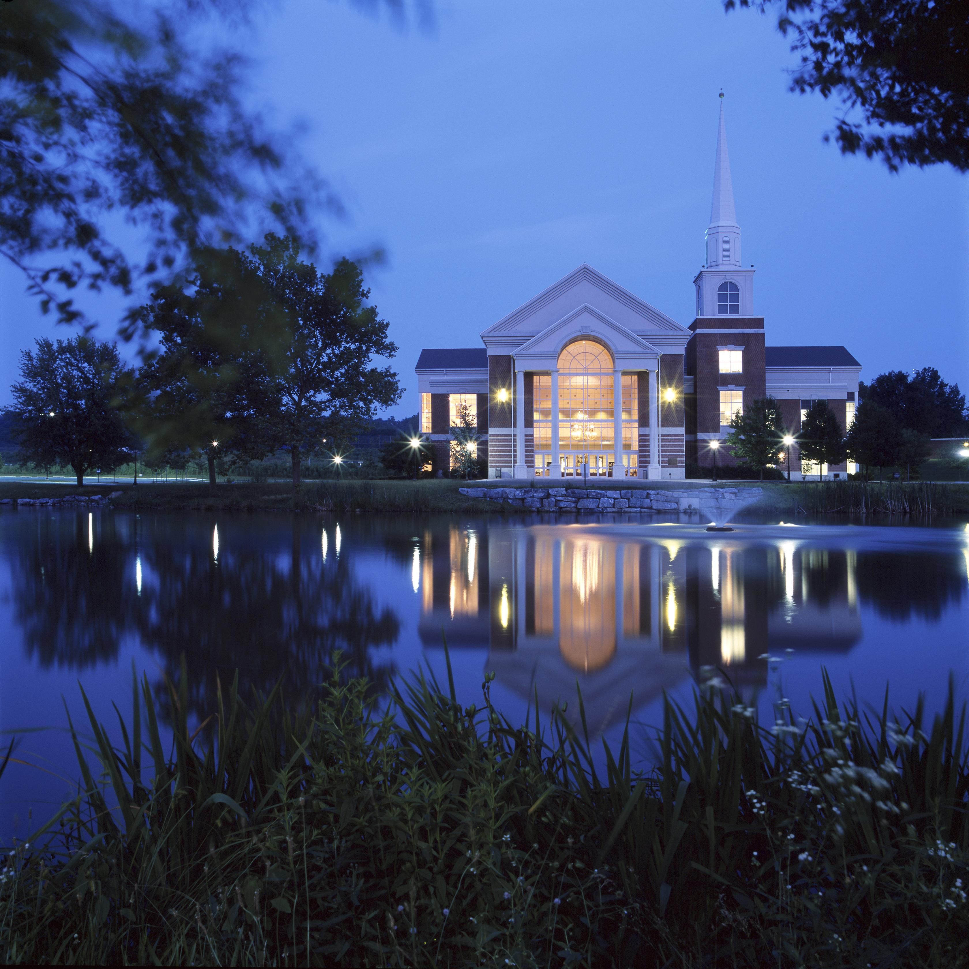 Leffler Chapel at Night