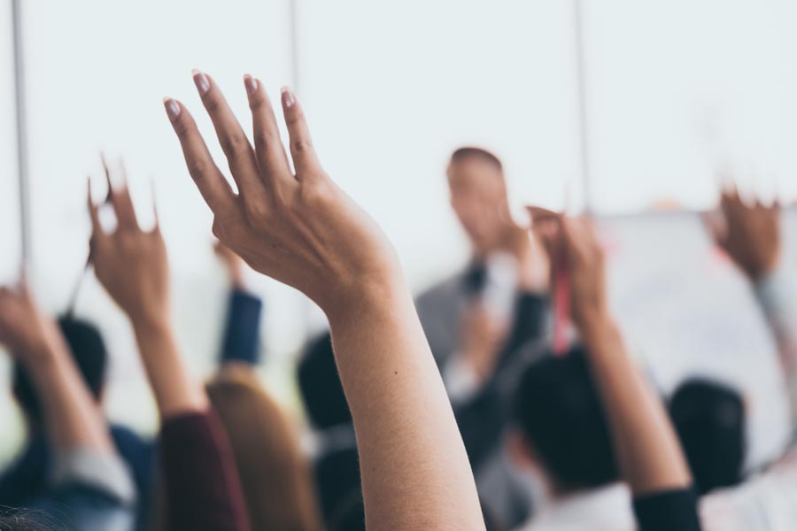 Raised Hands