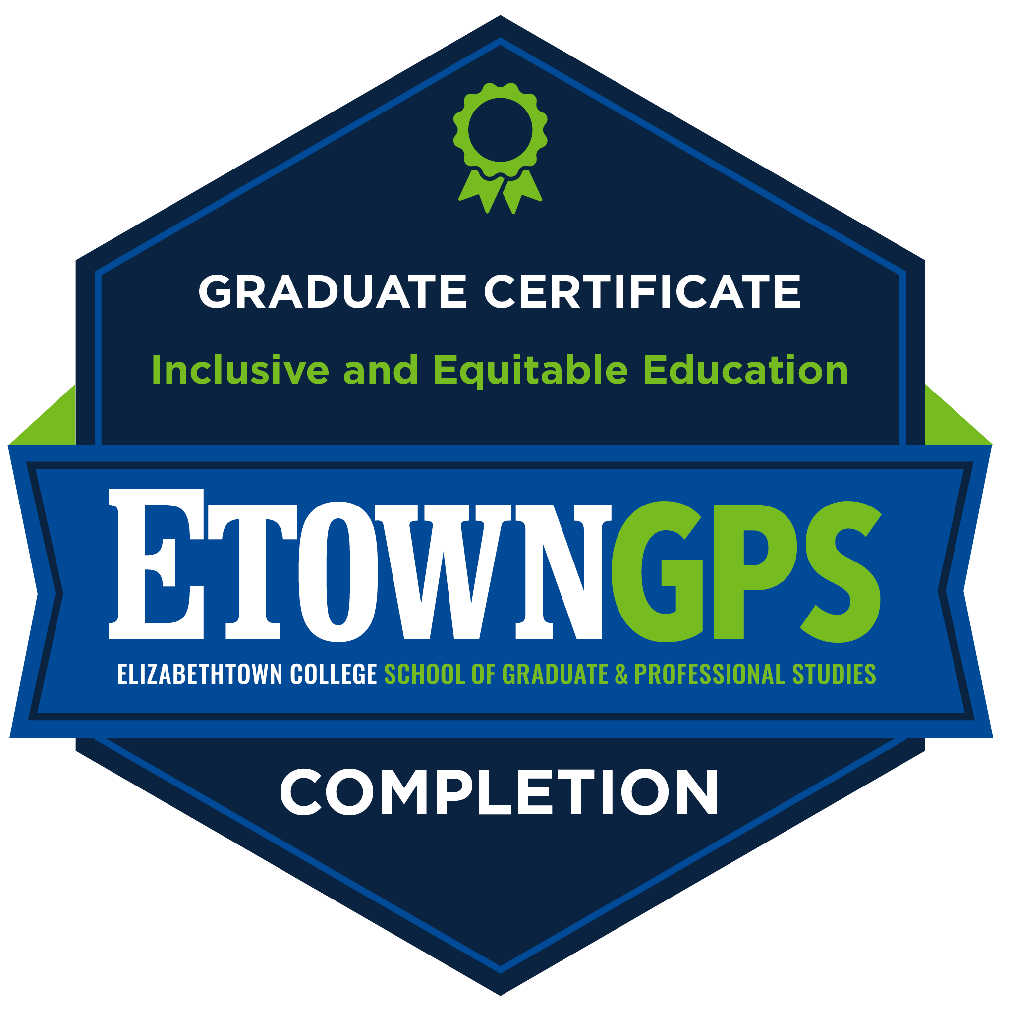 Credly badge: Inclusive and Equitable