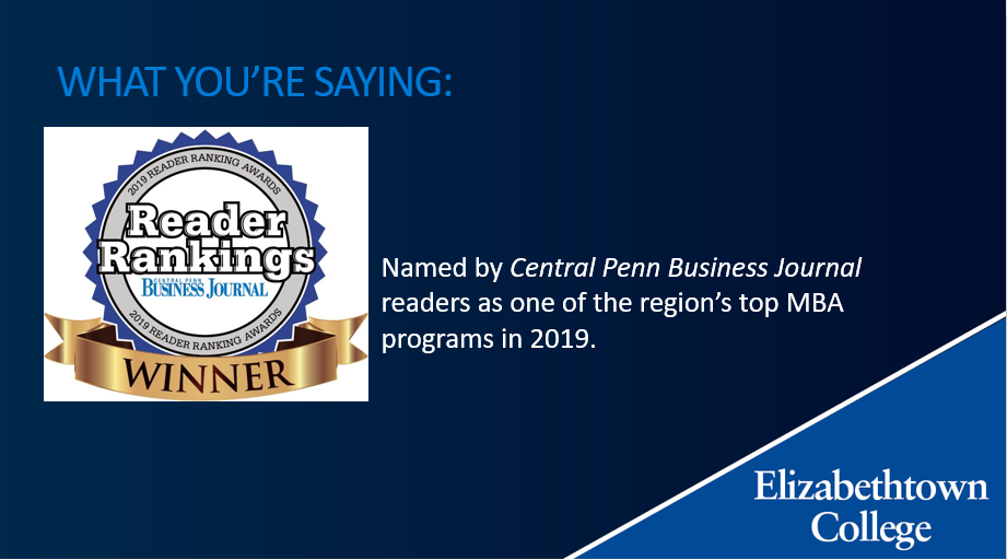Reader Rankings top MBA program in 2019